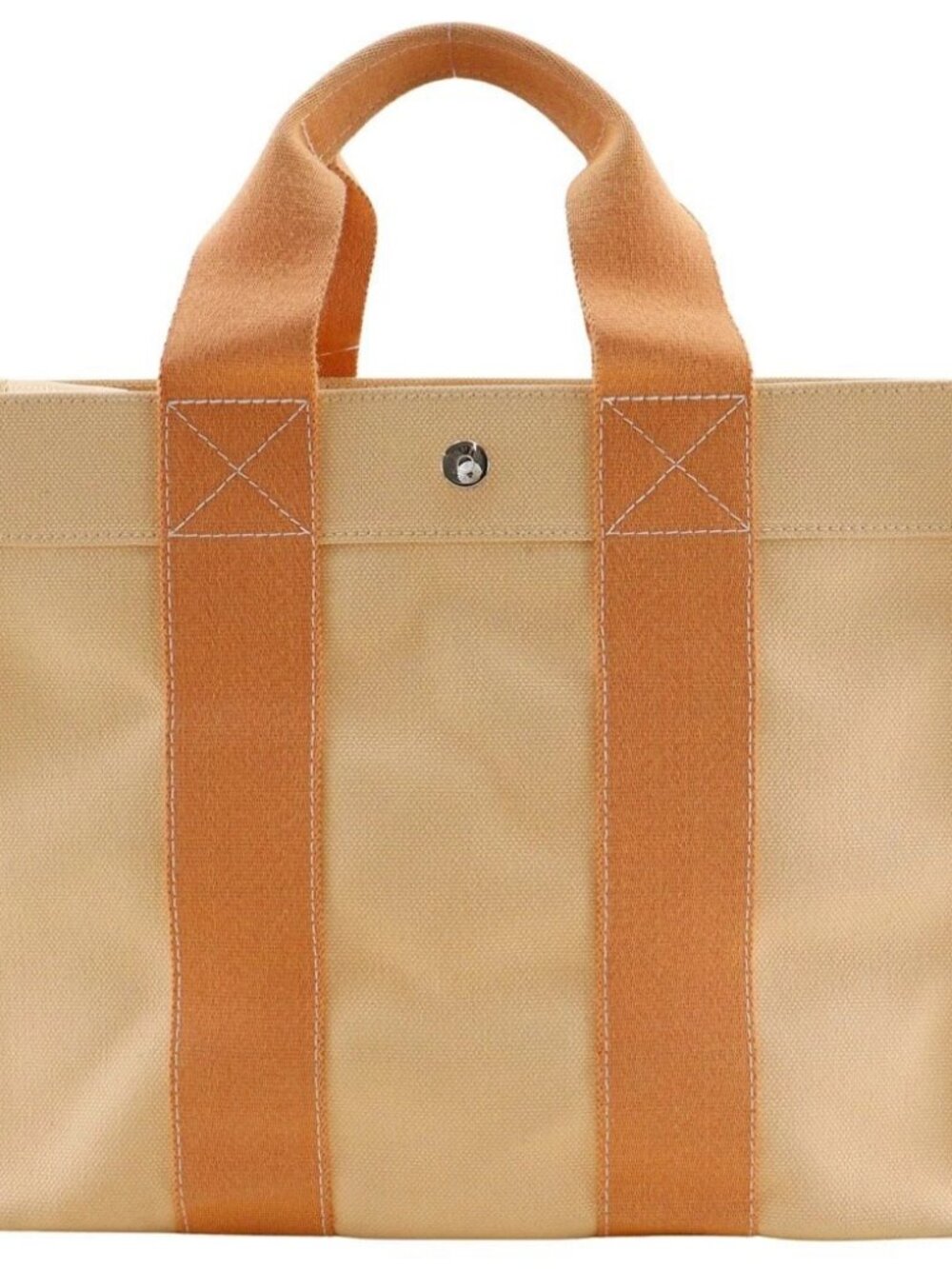 HERMES Bora Bora PM Handbag Orange canvas Women - Picture 1 of 12
